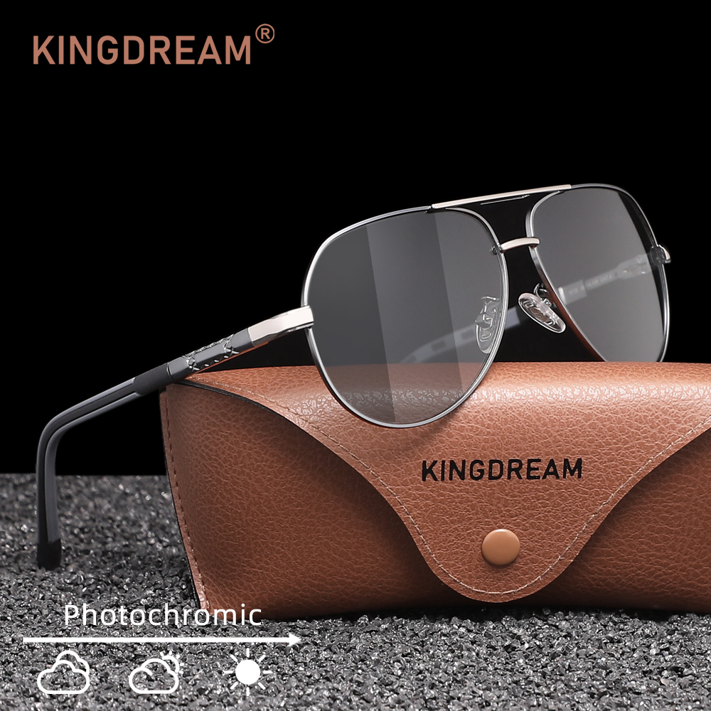 KINGDREAM Classic Men’s Sunglasses High Quality Aluminum Driving Glasses Women Pilot Accessory Eyewear