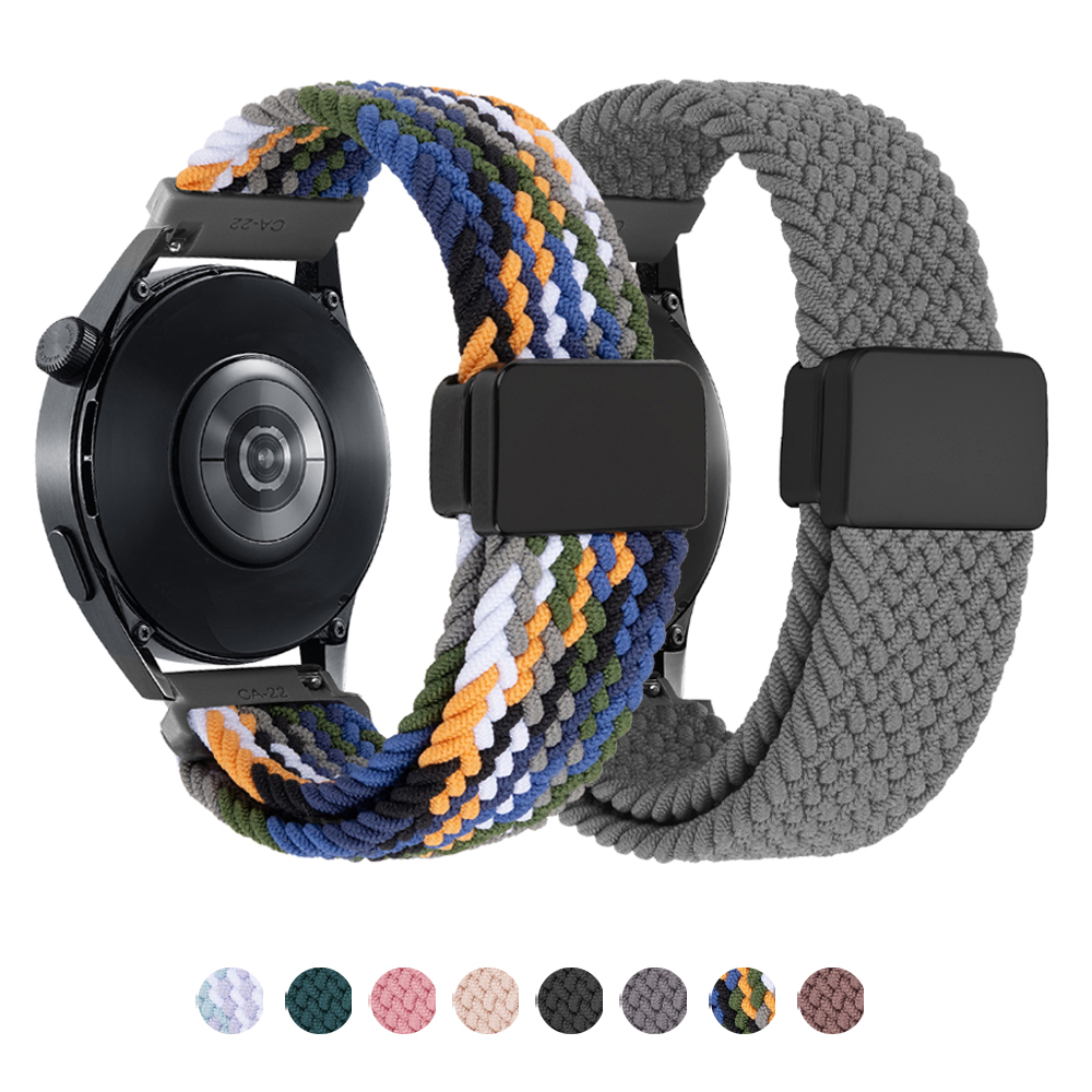 Braided 20MM 22MM Nylon Strap For COROS PACE 4 3 2/APEX 4 42MM Elastic Bracelet For COROS APEX 2PRO/APEX 46MM 42MM Magnetic Band