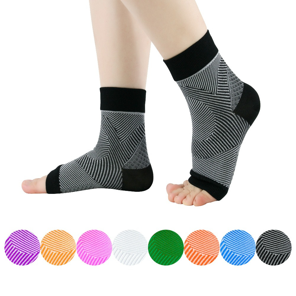 Plantar fascia, 1 pair, night compression socks, heel pain support, ankle protection elastic exercise