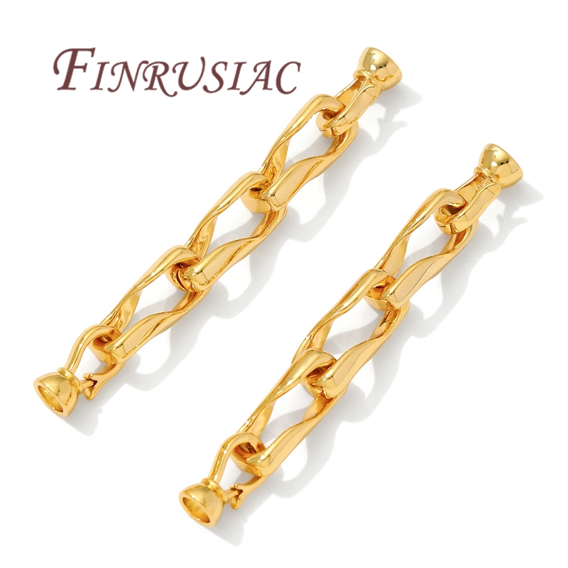 18K Gold Plated Connectors For Jewelry,Clasps For Bracelet Accessories,Necklace Clasp,DIY Jewelry Making Supplies