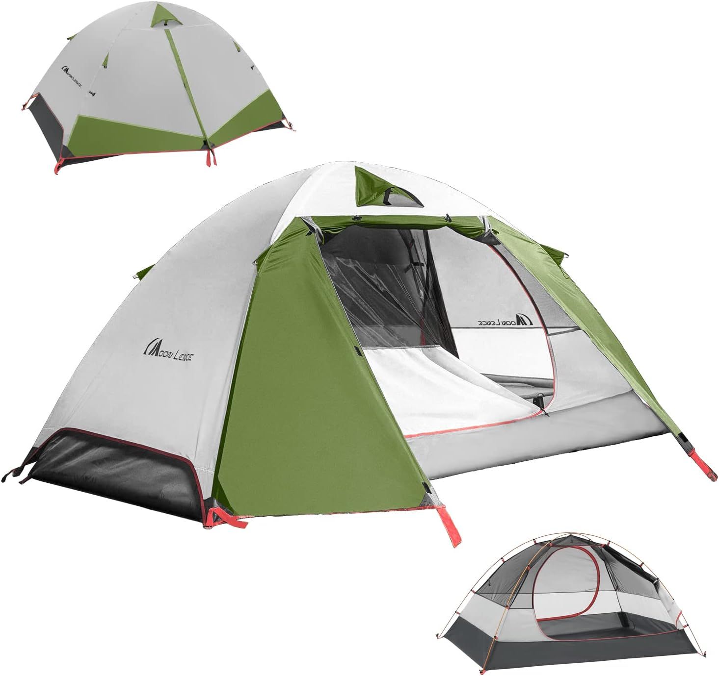 Moon Lence Professional Camping Tent 2 Person Aluminum Alloy Pole