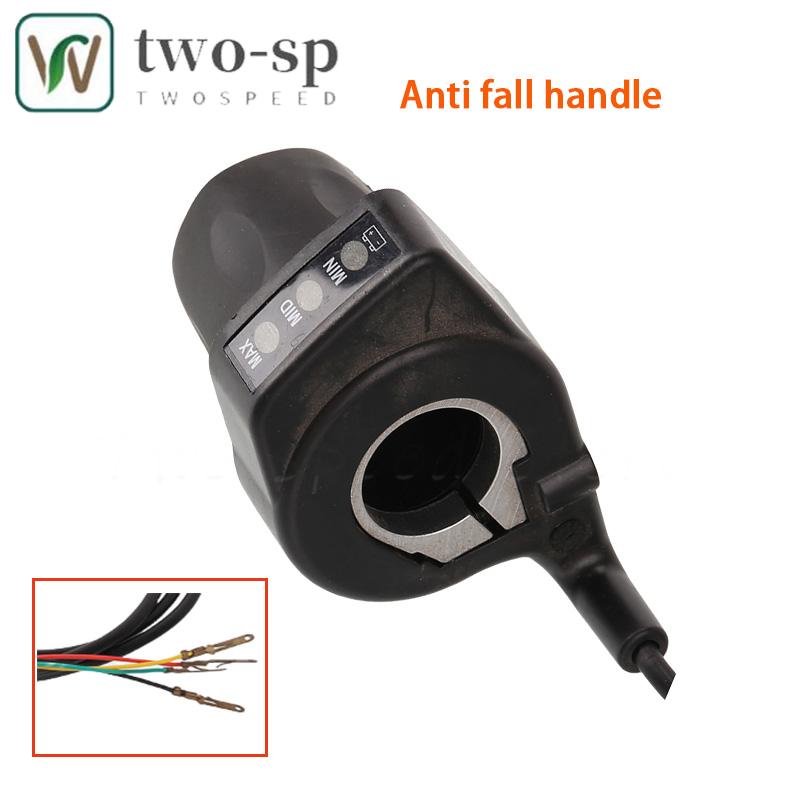 36V 48V 60V 72V Half Handle Twist Throttle Anti-Drop Handle Suitable for Electric Scooter Accessories