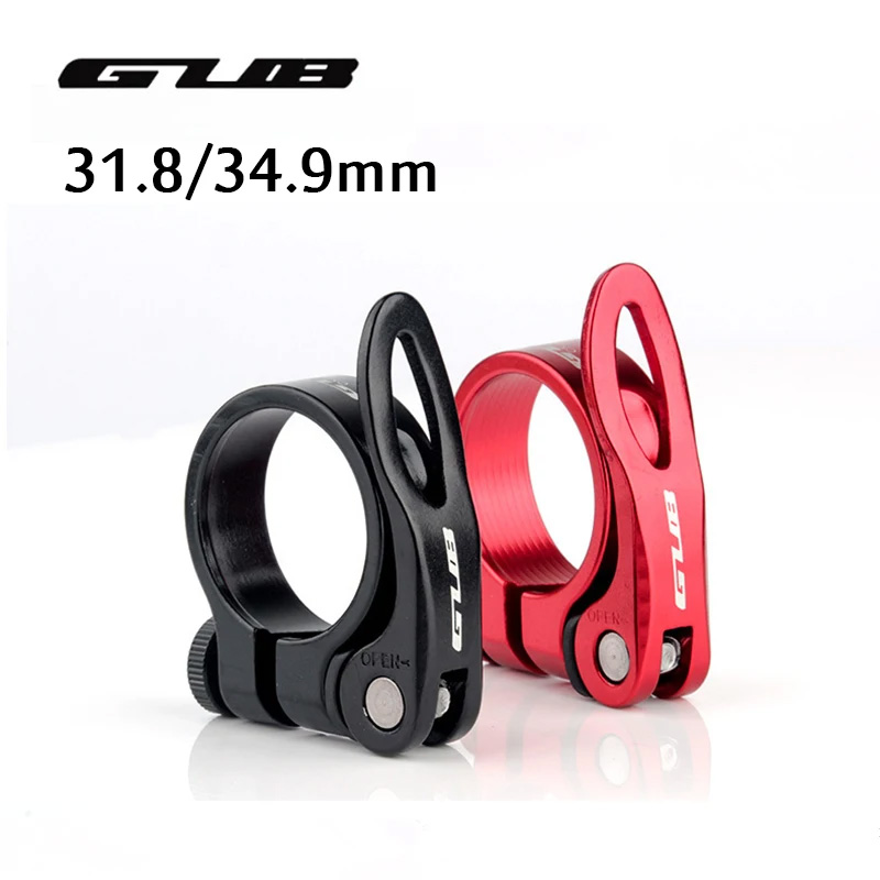 Bicycle Seat Post Clamp Aluminum Ultralight Quick Release Road Bike Seat Post Clamp 31.8/34.9mm MTB BMX Road Cycling Part