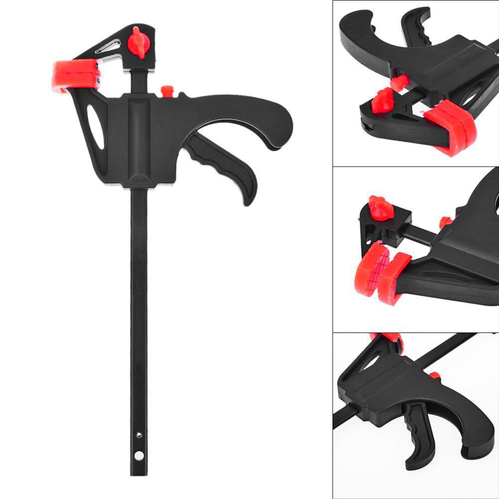 12 Inch Bar Clamps for Woodworking, Quick Grip Clamps Trigger Clamp One Handed Ratchet Clamp, Mini Small Bar Clamp for Craft