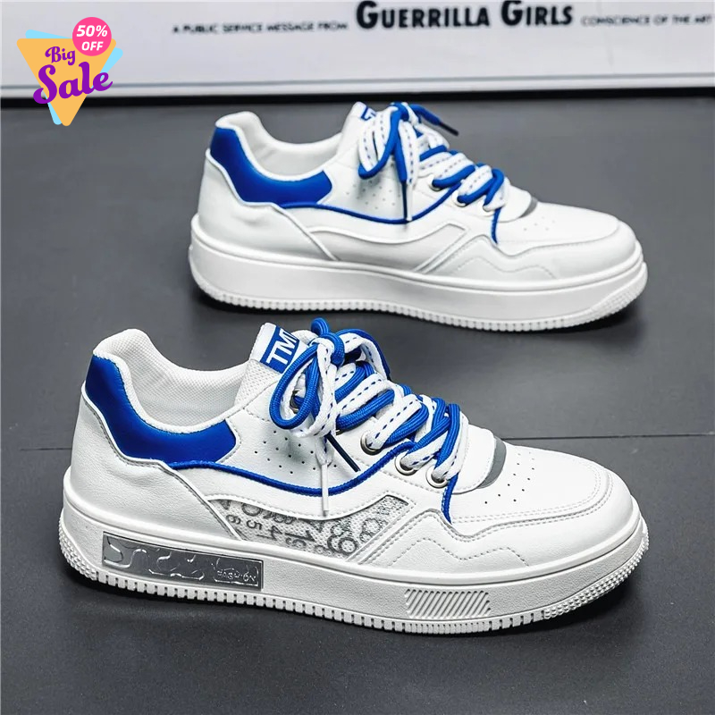 2026 New Men's Trendy Skate Shoes, Comfy Non Slip Casual Lace Up Sneakers For Men's Outdoor Activities