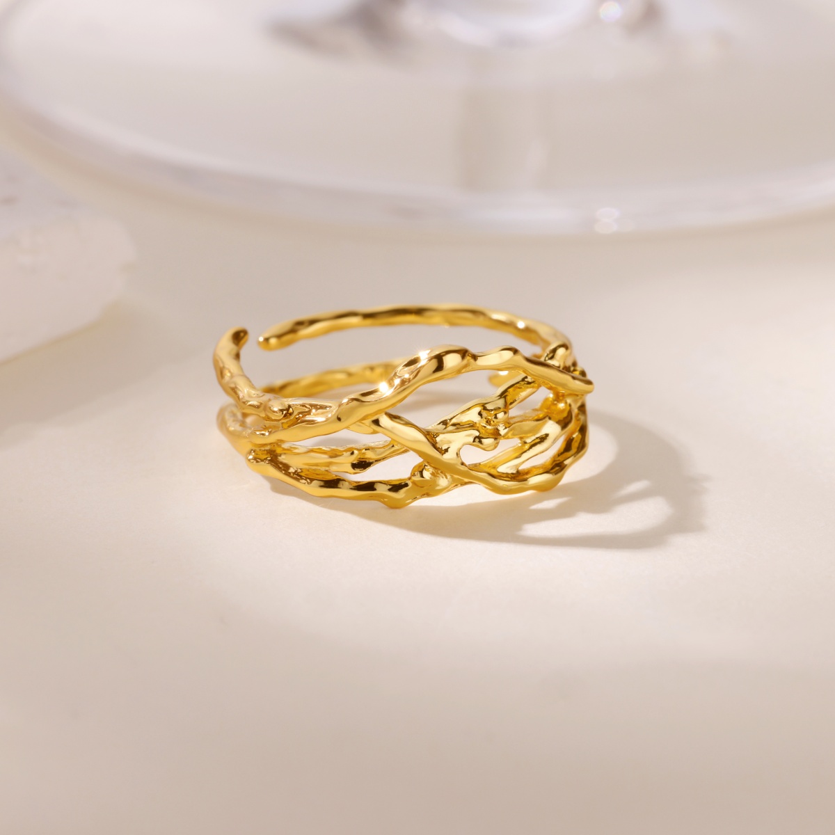 Punk Multilayer Bracelet Bangle For Women Stainless Steel Gold Color Exquisite Bracelet Wedding Couple Jewelry
