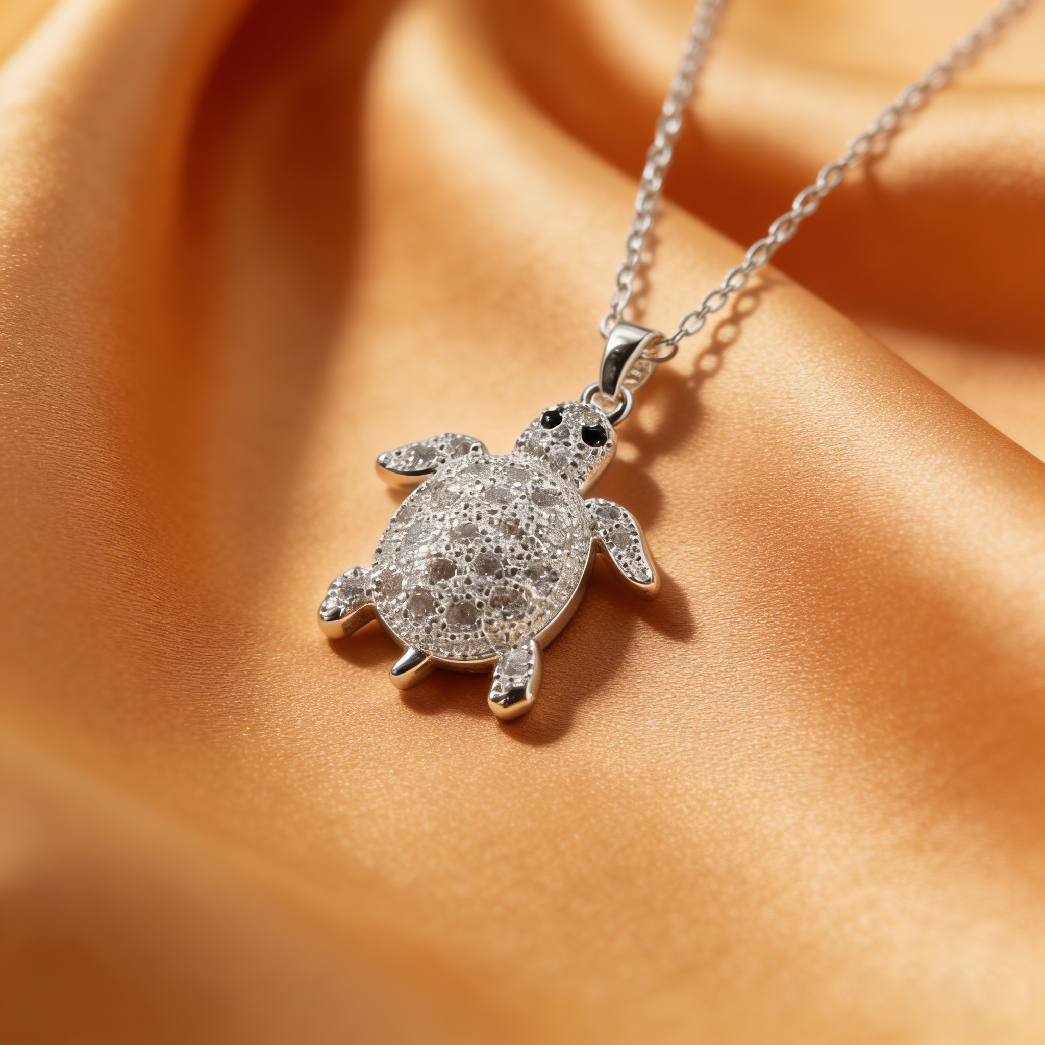 Luxury Crystal Full Stone Cute Turtle Pendant Necklace For Women, Vintage Gold & Silver Color Stainless Steel Chain Jewelry
