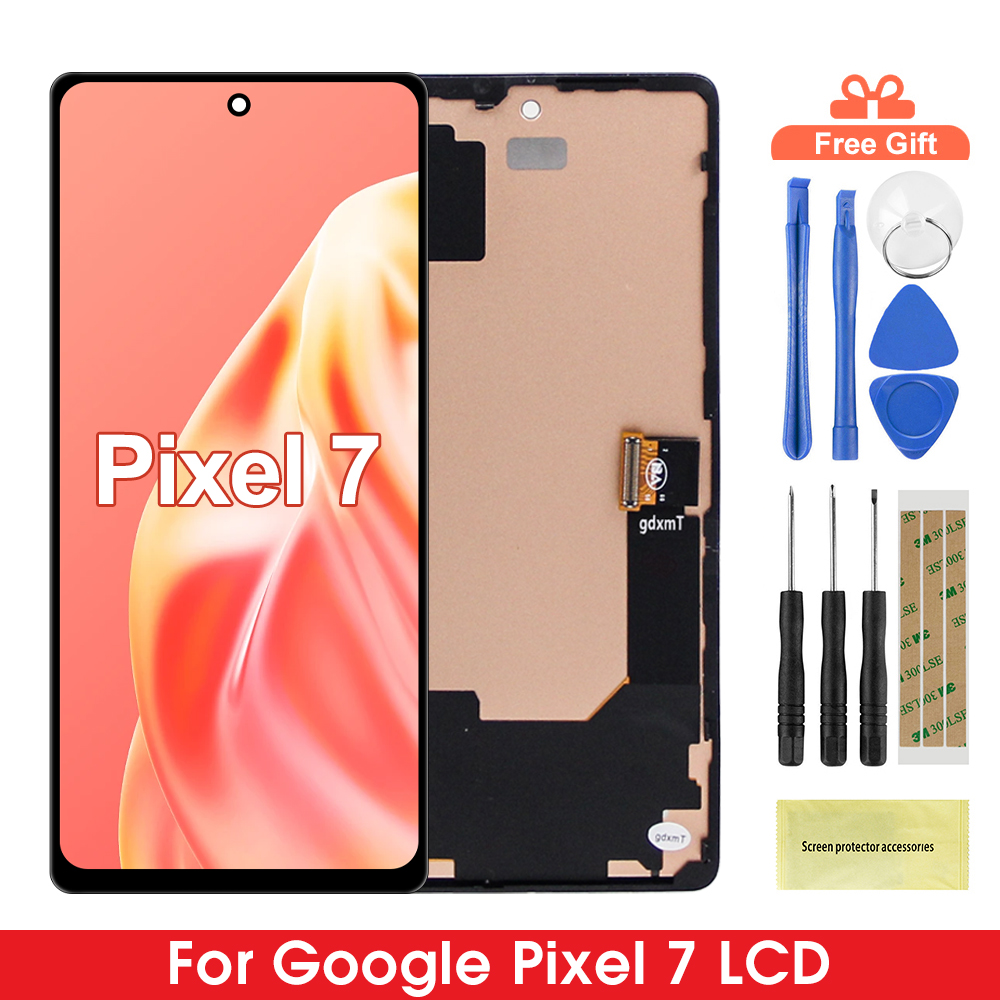 For Pixel 7 For Pixel7 GVU6C GQML3 GO3Z5 LCD Display Touch Screen Digitizer Assembly Replacement 100% Tested
