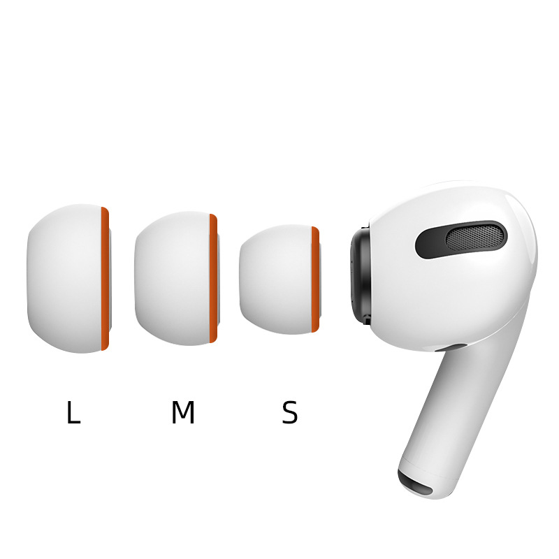 1 Pair Memory Foam Ear Pads For AirPods Pro 1 2 Wireless Bluetooth Earphones Silicone Ear Covers Caps Replacement Eartips