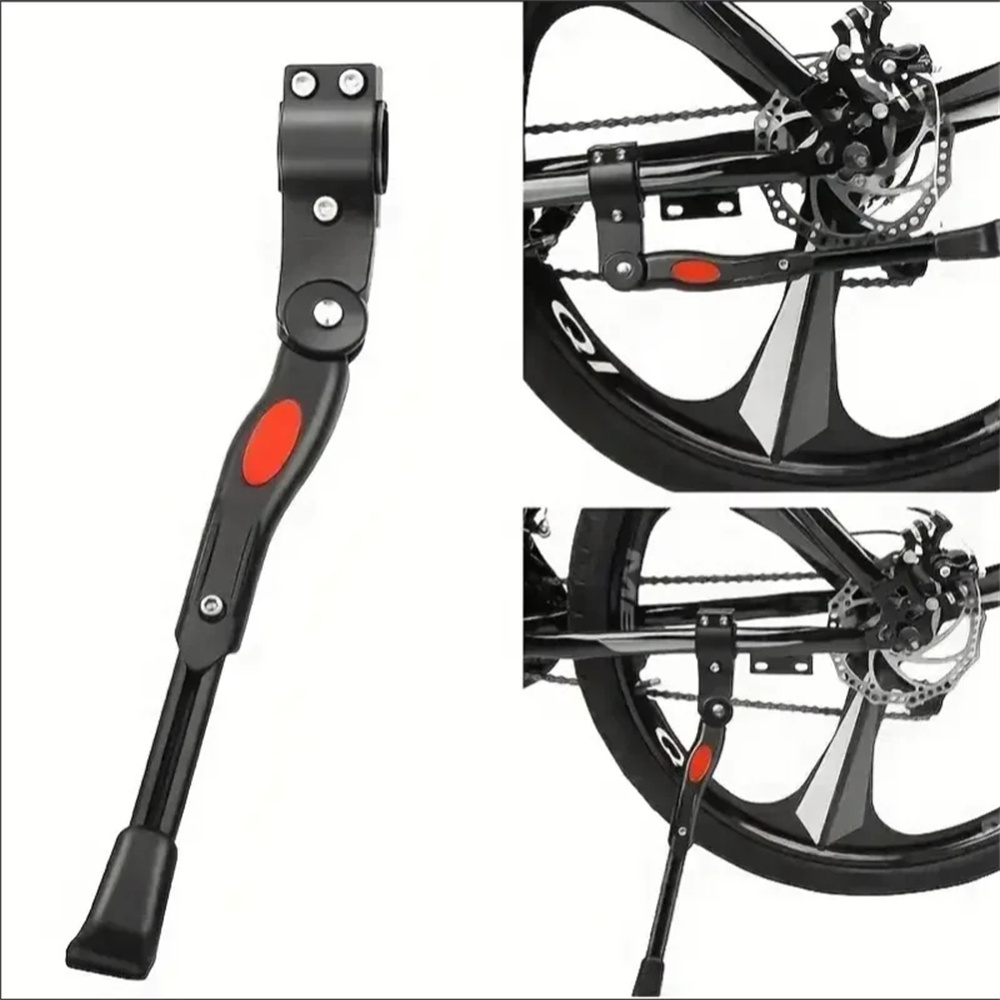 Support Aluminum Bicycle Kick Stand Adjustable Rear Kickstand Single Side Support Road Bicycle