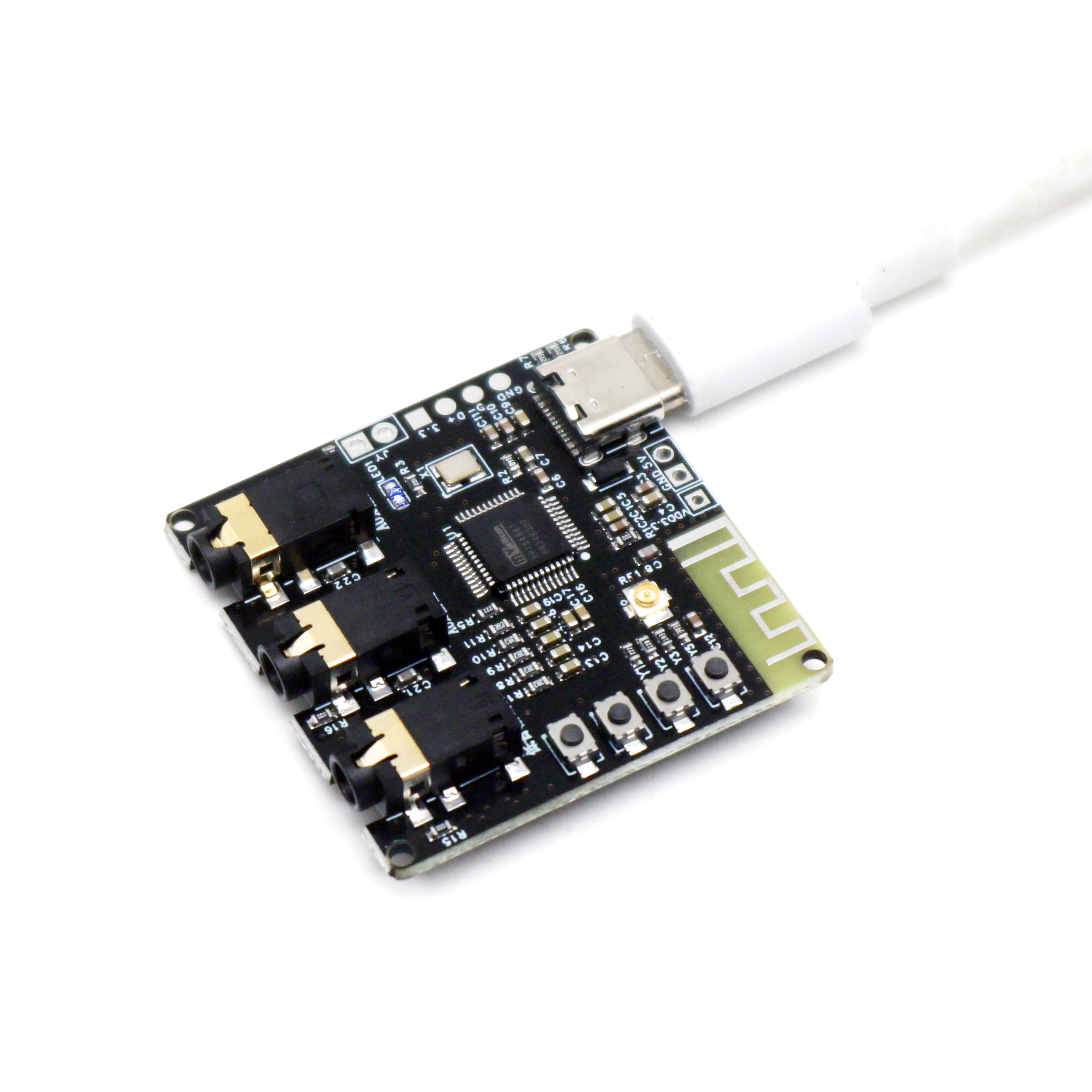 BP1048 Bluetooth 5.3 DSP Tuning Board TYPE-C Audio Stereo Preamp USB Sound Card DIY BT Speaker Car Home PHONE PC Music Playback