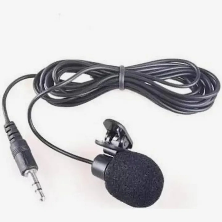3.5Mm Lavalier Microphone Portable Mini Plug Microphone Hands Free Collar Clip Mini Lapel Microphone For Computer Smartphones