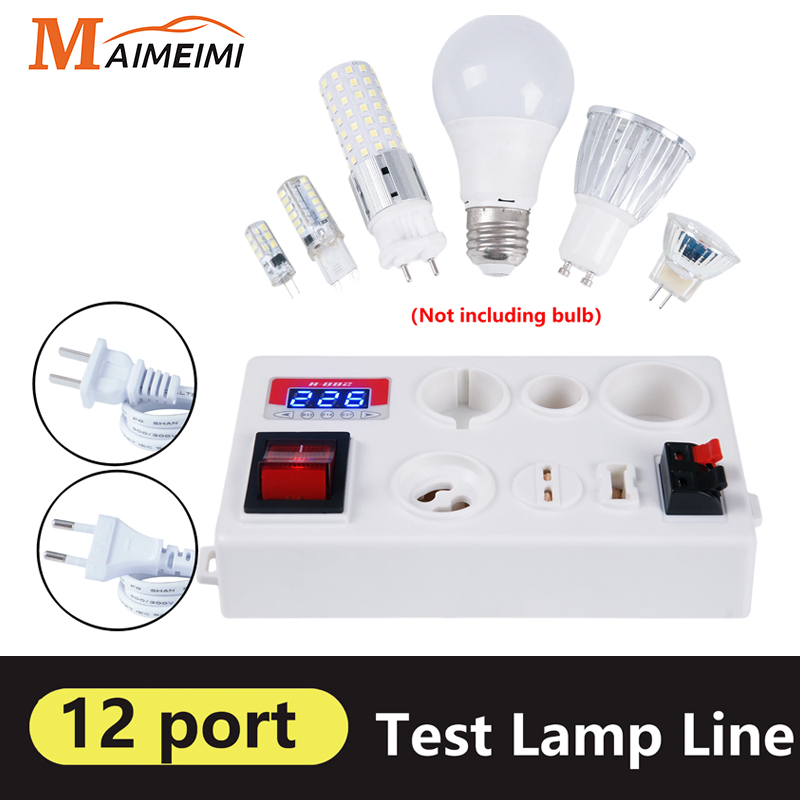 Led Tester for E27 B22 E14 Light Bulb Tester Multi-purpose Screen Tester Led Electric Power Voltage Power Tester for Light Bulb