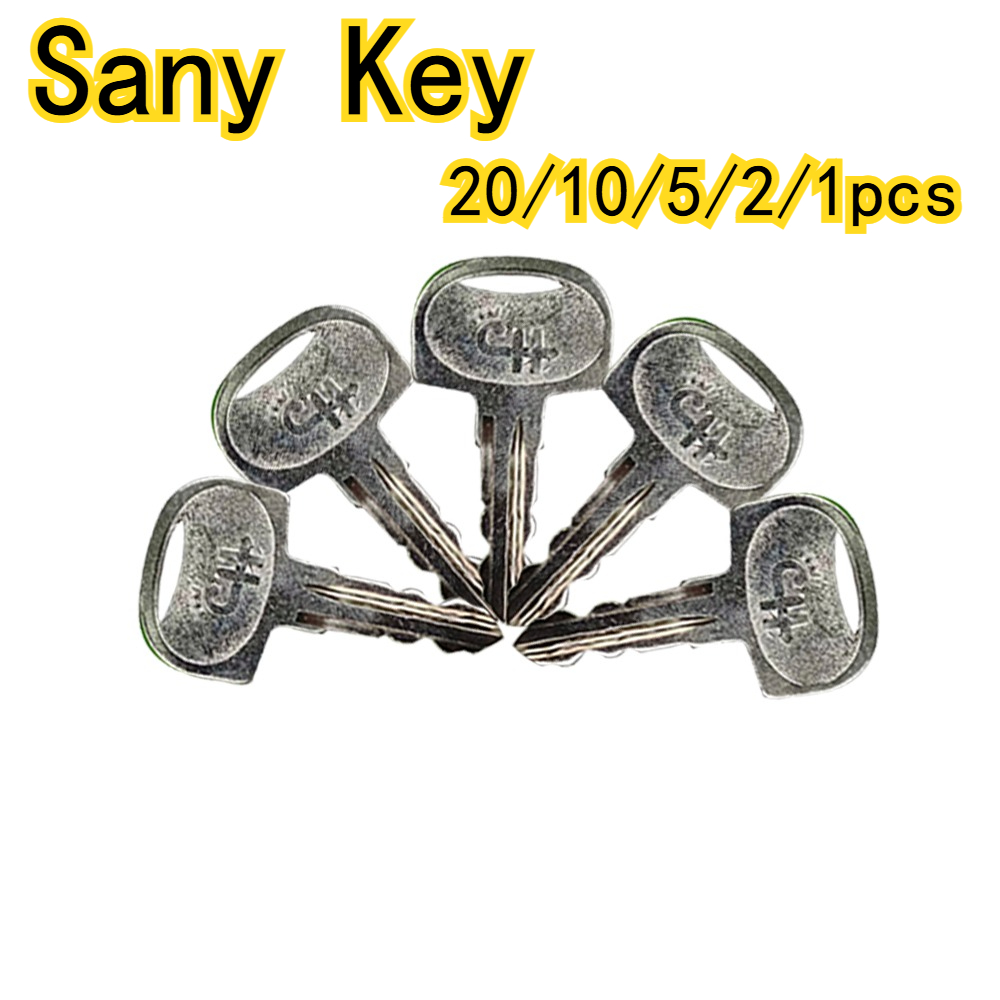 20/10/5/2/1pcs Sany 601 60266568 Ignition Key For Sany Mini Excavator