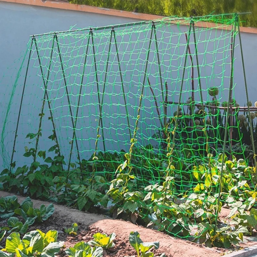 1PCS Outdoor Nylon Plant Climbing Netting Heavy Duty Trellis Netting Plant Climbing Netting Nylon Garden Plant Trellis Hand Tool