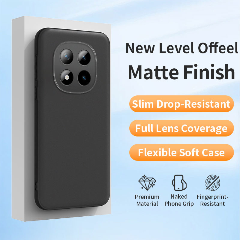 Ultra Thin Soft Silicon TPU Phone Case for POCO F8 F7 Ultra F6 F5 M8 X6 X7 X8 Pro Max Clear Matte Shockproof Cover