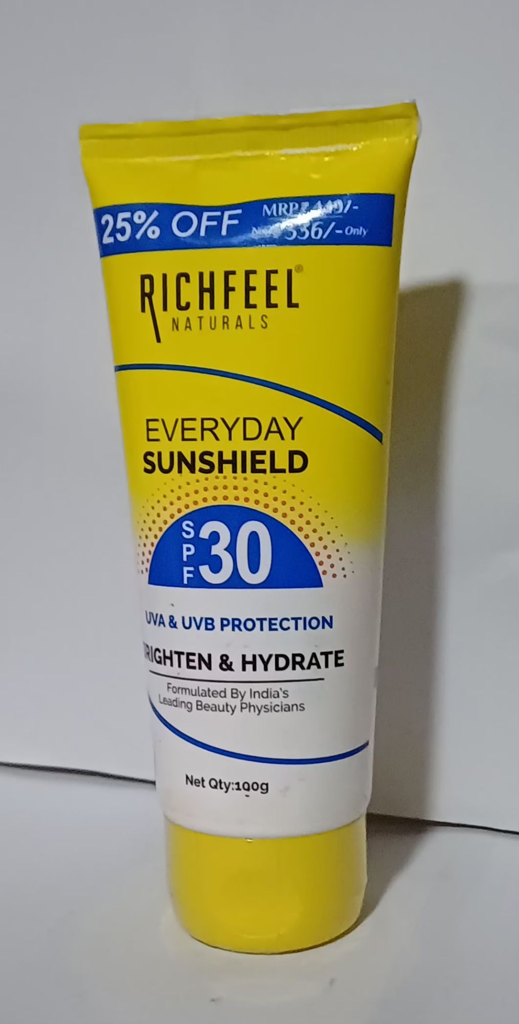 Richfeel Sunscreen SPF- 30 - 100 g