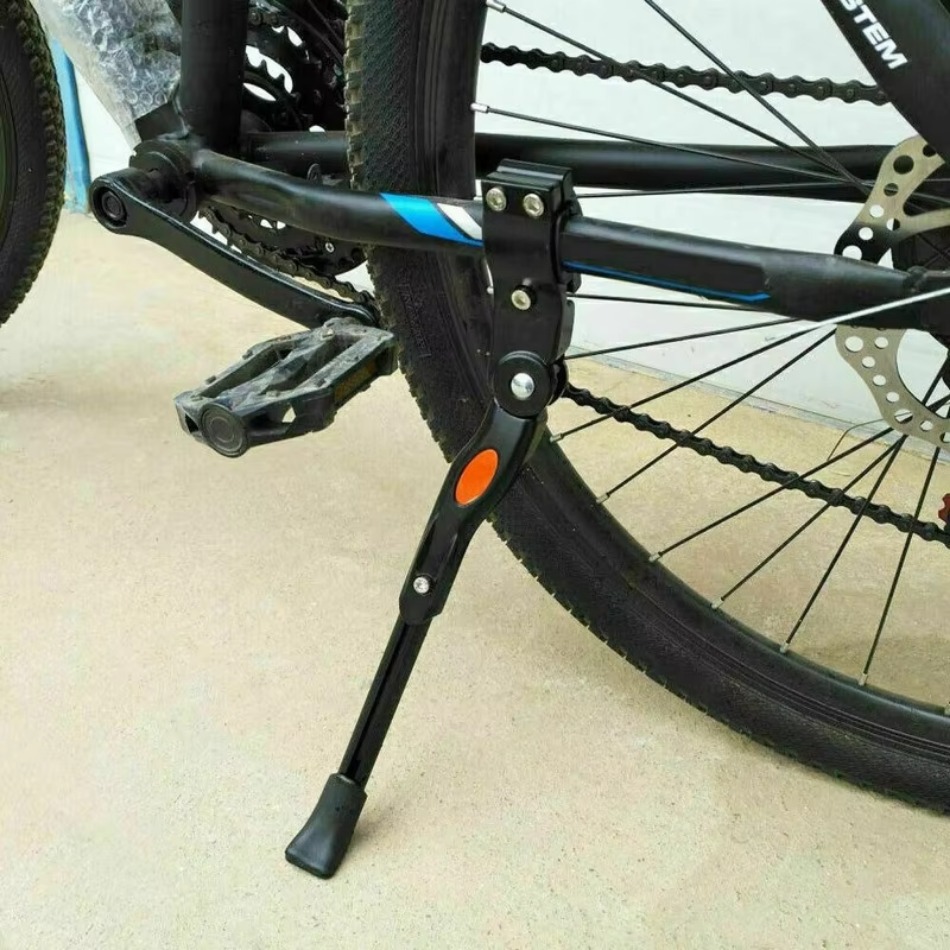 Mountain Bike Foot Support Adjustable Highway Bike Support Edge Aluminum Alloy Dead Fly Support Parking Rack Bike Support Foot