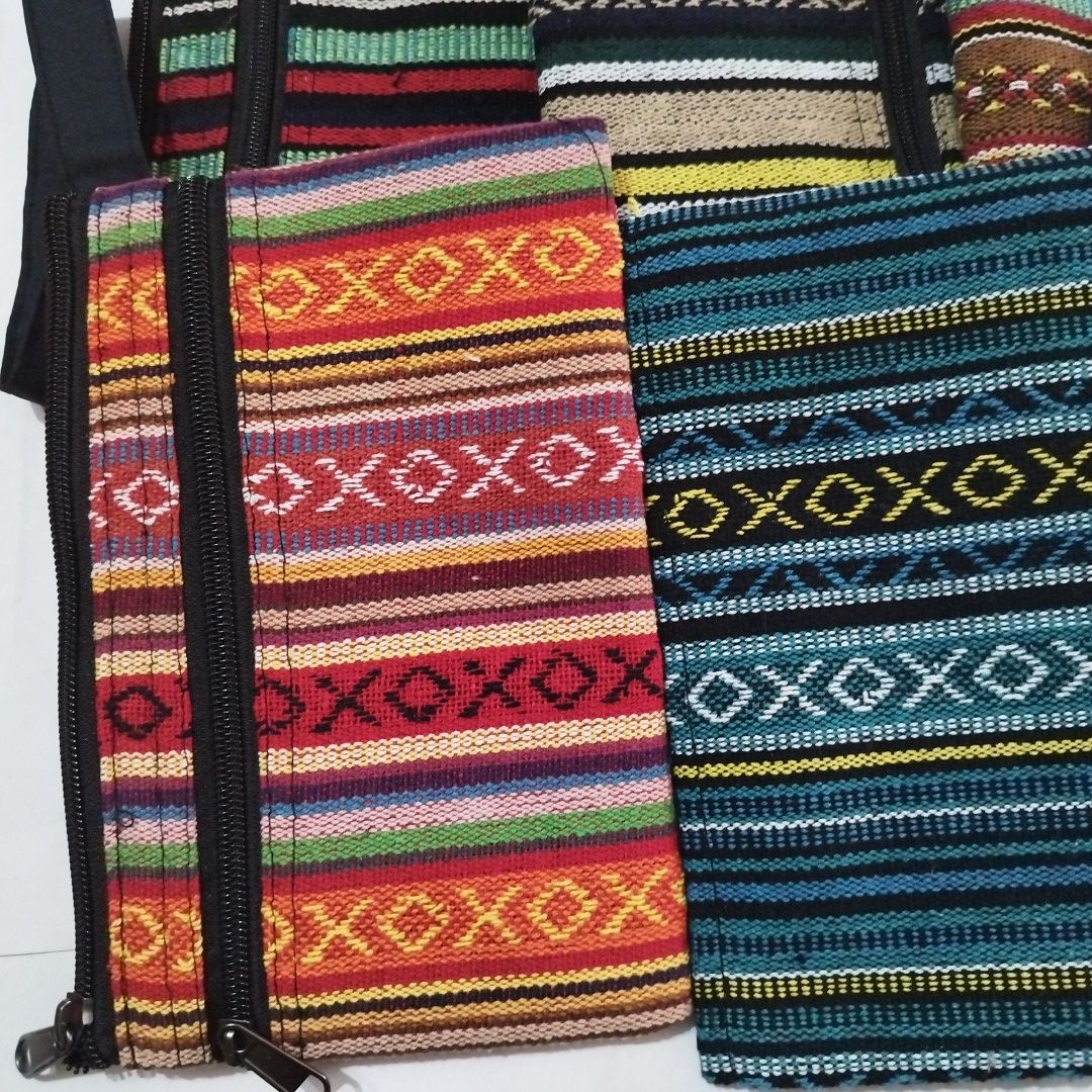 Fancy Double Zipper Pencil/ Multipurpose Bag | Durable Fabric Material Multipurpose Storage Bag | Multipurpose Toiletry Bag