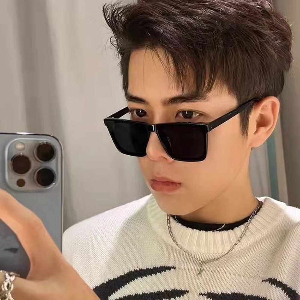 Vintage High Quality Sunglasses Rectangular Frame Style Sunglasses for Women/men Driving Fishing SunShade