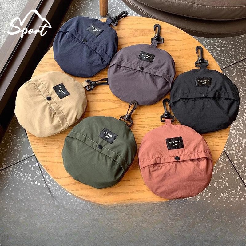 Waterproof Fisherman Hat Sun Protection Women's Summer Men's Thin Design Quick Drying Cycling Folding Sun Protection Portable