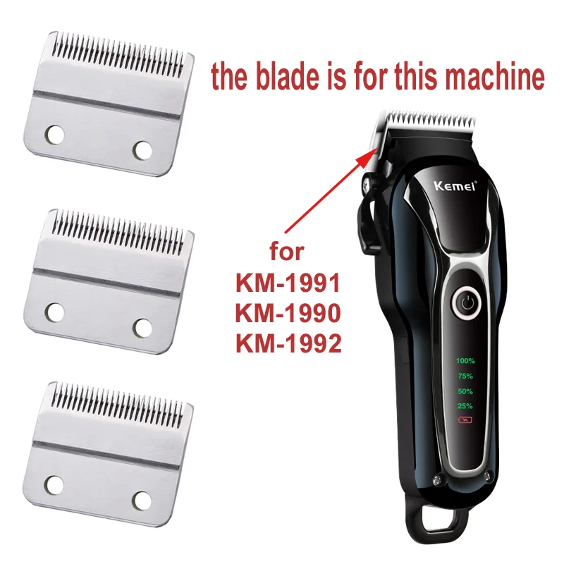 Kemei Original Replaceable Blade Cutter Head for KM-1991 Dog Hair Trimmer Blade 4.5cm Spare Parts for KM-1990 Hair Cutter
