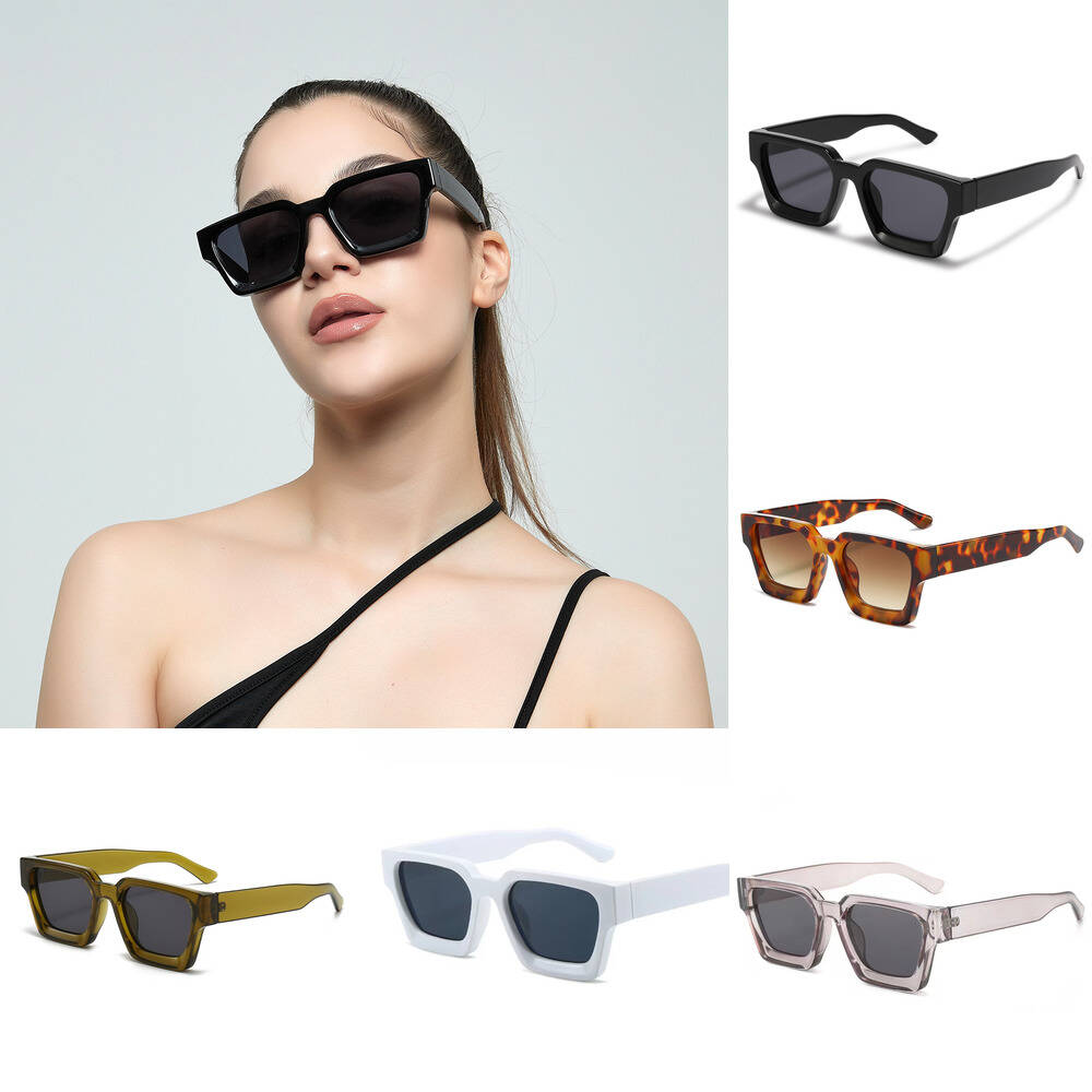 2026 New European and American Thick Frame Sunglasses Trendy B Glasses Personalized Cross border Large Frame Cool Fang