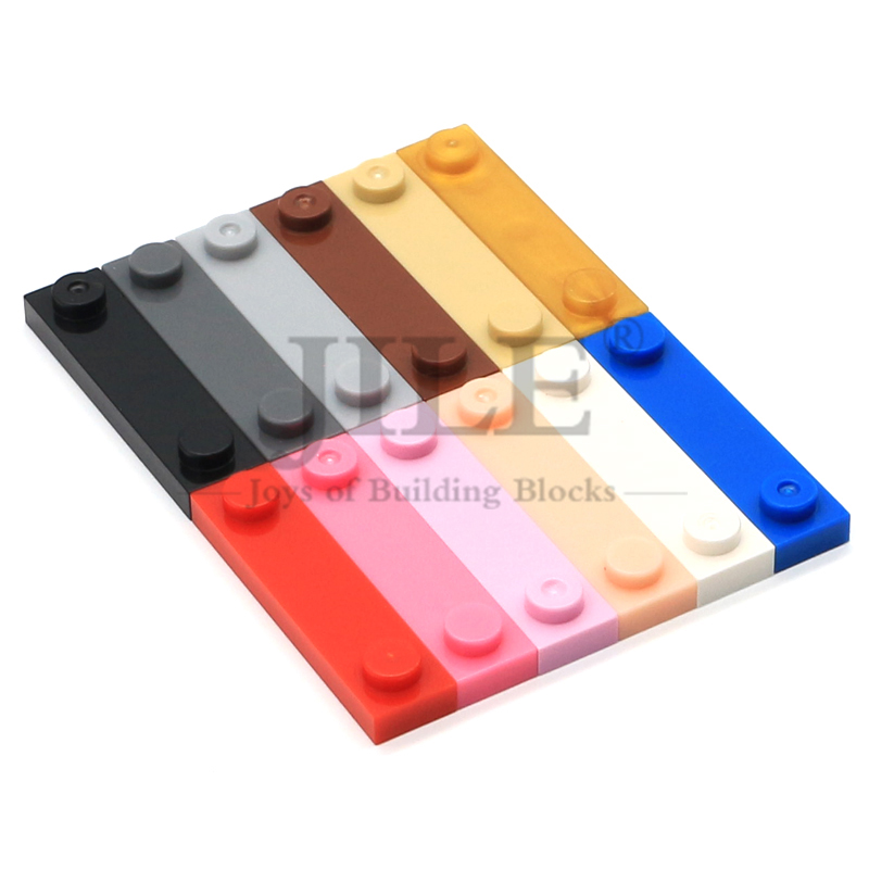 20pcs MOC 92593 Plate Modified 1x4 with 2 Studs Educational Building Blocks Compatible 41740 Board Bricks Particle Puzzle Toy