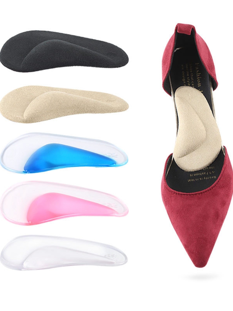 Professional Arch Orthotic Support Insole Foot Plate Flatfoot Corrector Shoe Cushion Foot Care Insert Insoles Silicone Gel 1Pair
