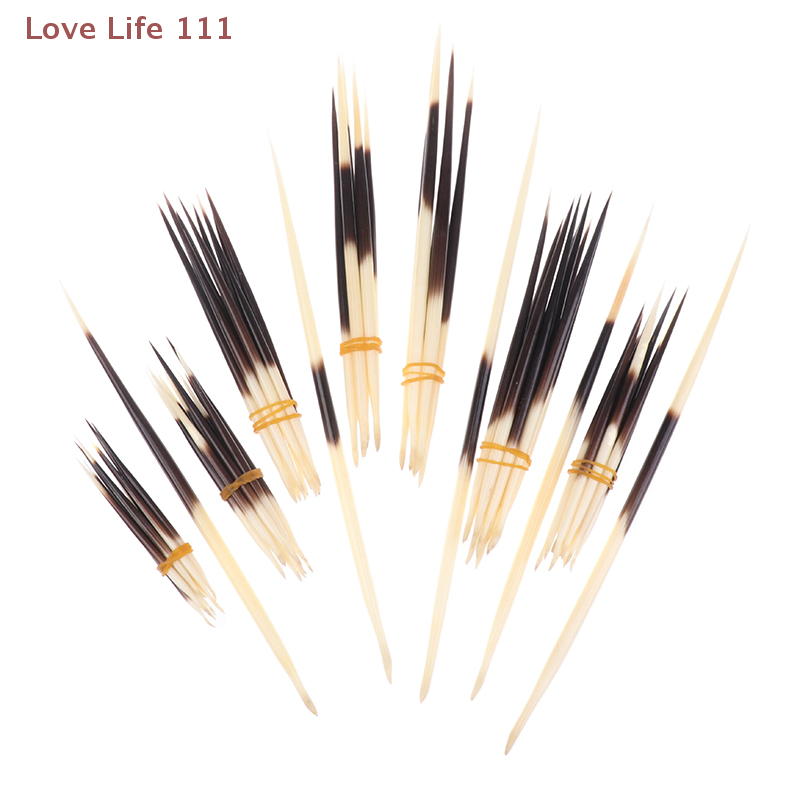 New Porcupine Quills Hair Stick Indian Crafts Accessories Fishing Buoy DIY Natural Bone Jewelry Hairpin Accessories