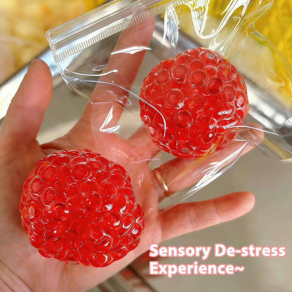 Ice Beads Filled Squishy Balls Super Soft Mochi Texture Slow Rebound Squeeze Fidget Toy Anti-Anxiety Relaxation