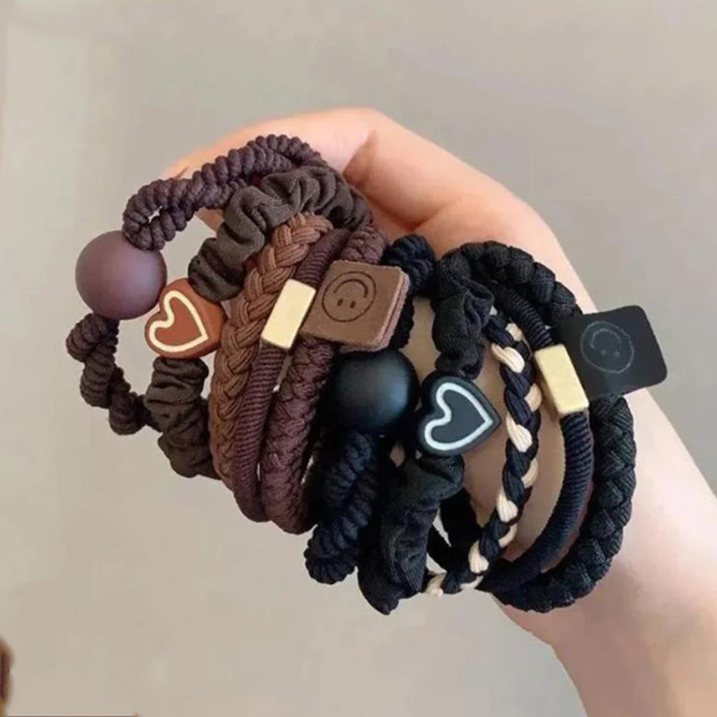 5PCS/10PCS Women's Hair Ring Set Hair Accessories High Elasticity Simple Temperament High Ponytail Durability New Style 2026