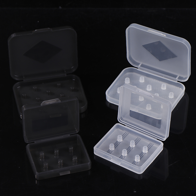Earphone Tips Storage Box Plastic Case For Memory Foam Eartips Earplugs Organizer