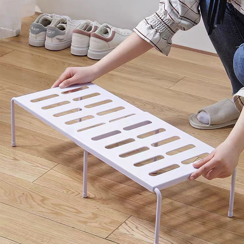 Stretchable Shoes Storage Shelf Kitchen Seasoning Tableware Organizer Extendable Rack Closet Cabinet Pantry Multifunctional