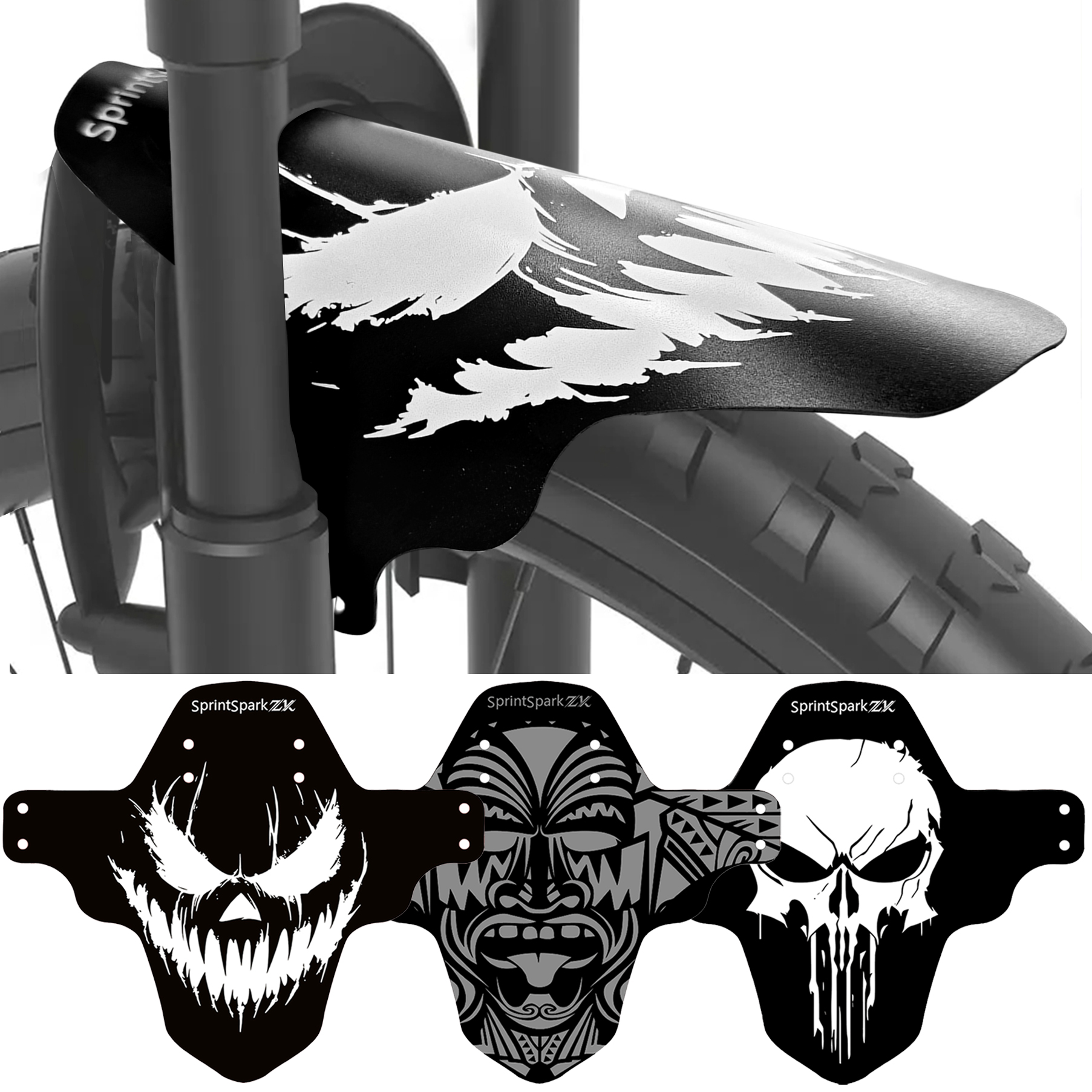 2026 New Model Five Colors Convenient Detachable Upgraded Road Mountain Bike Mudguard Ultra-Lightweight Mountain Bike Mudguard