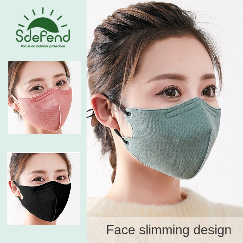 3ply Thickening Pure Cotton Dust-proof Face Mask Adjustable Reusable Washable Breathable Anti-smog Mask