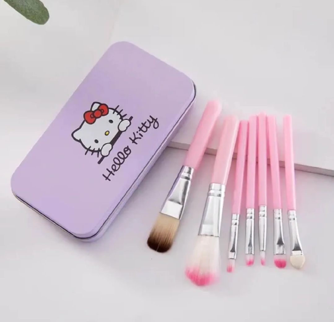 Set 7 PCs Hello Kitty Mini Makeup Brush