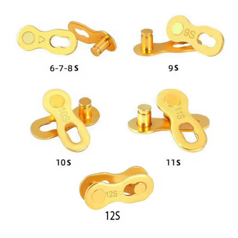 A Pair Mountain Road Bike Chain Magic Buckle 8s/9/10/11/12 Speed Chain Quick Release Buckle CF8