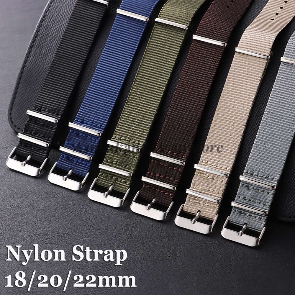 High Quality Nylon Watch Band for 20mm 22mm 18mm Strap for Casual Watchband Sport Bracelet Replace