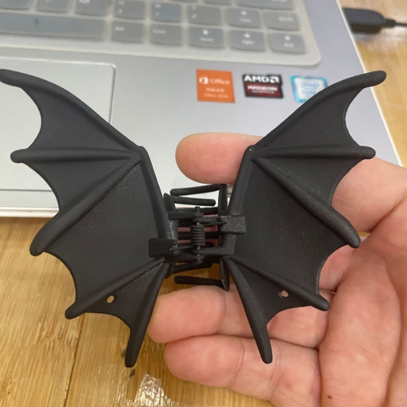 2026 NEW 1PCS Halloween Cute Bat Hair Clip 1Pc Black Metal Shark Clip Fashion Headwear Hair Accessories for Girls Women