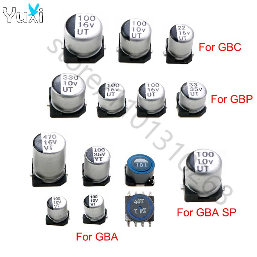 YuXi Capacitor Inductor Replacement Part For Gameboy Advance GBA SP GBC GBP Game Console Capacity Inductance