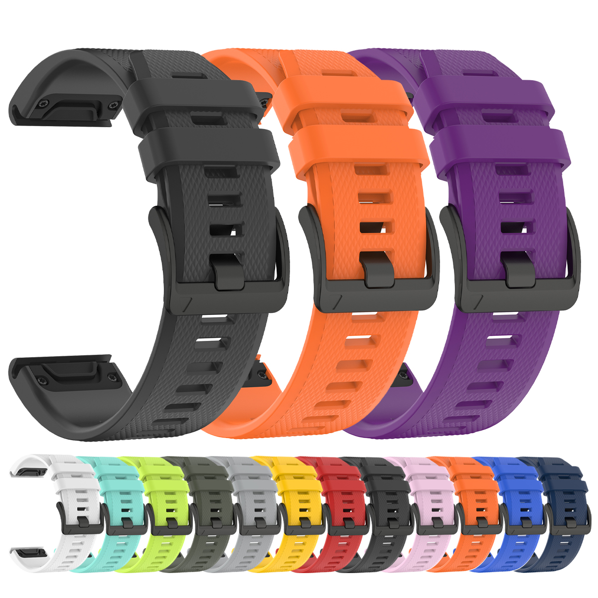 QuickFit 26MM 22MM 20MM Strap for Tactix 8/Fenix 8 E 7 7X Pro/Enduro 3 2 Bracelet for Forerunner 970 965 955 Band
