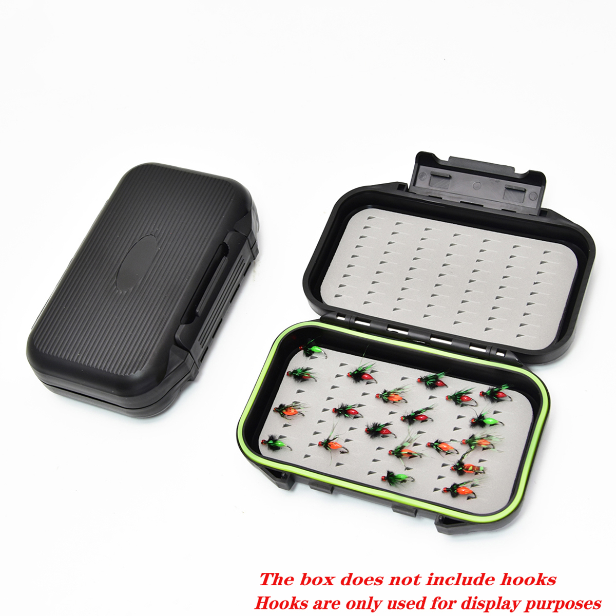1 pcs Fishing Fly Box Fishing Accessory Tool Storage Box Fishing Bait Fishing Hook Fake Bait Lead Hook Box Carp Fishing Supplies