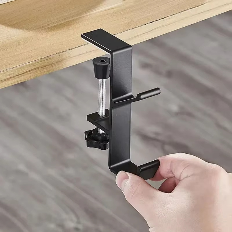 Adjustable Desk Edge Hook Portable Multifunctional Home Office Punch-free Organizer Table Hanging Gaming Headset Hanger Backpack