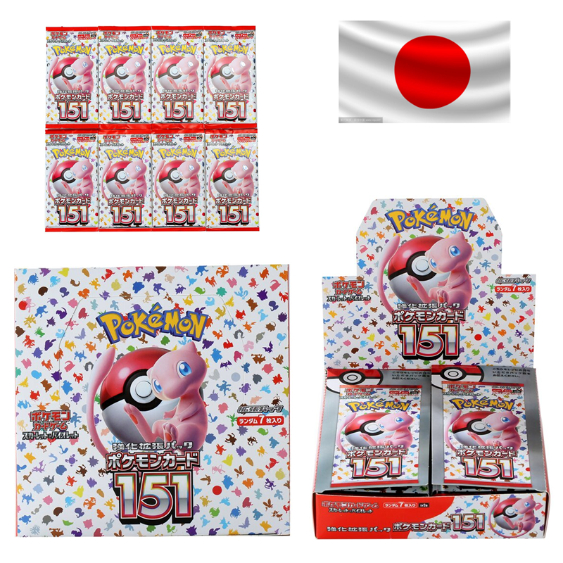 Pokemon Ptcg Japanese Card 151 Booster Bundle SV11W White Flare SV11B Black Bolt Reshiram EX Collection Trading Card Game