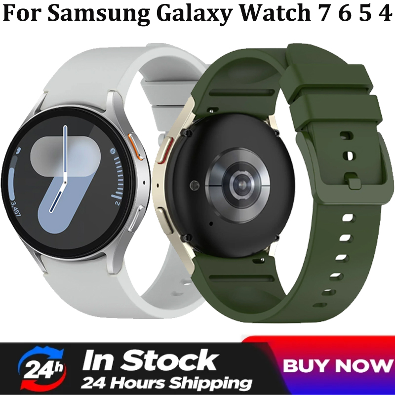 Original Silicone Strap For Watch 7 6 5 4 40/44mm Colorful Buckle Wristband Watch 6 4 Classic 47mm 43mm 46mm Belt