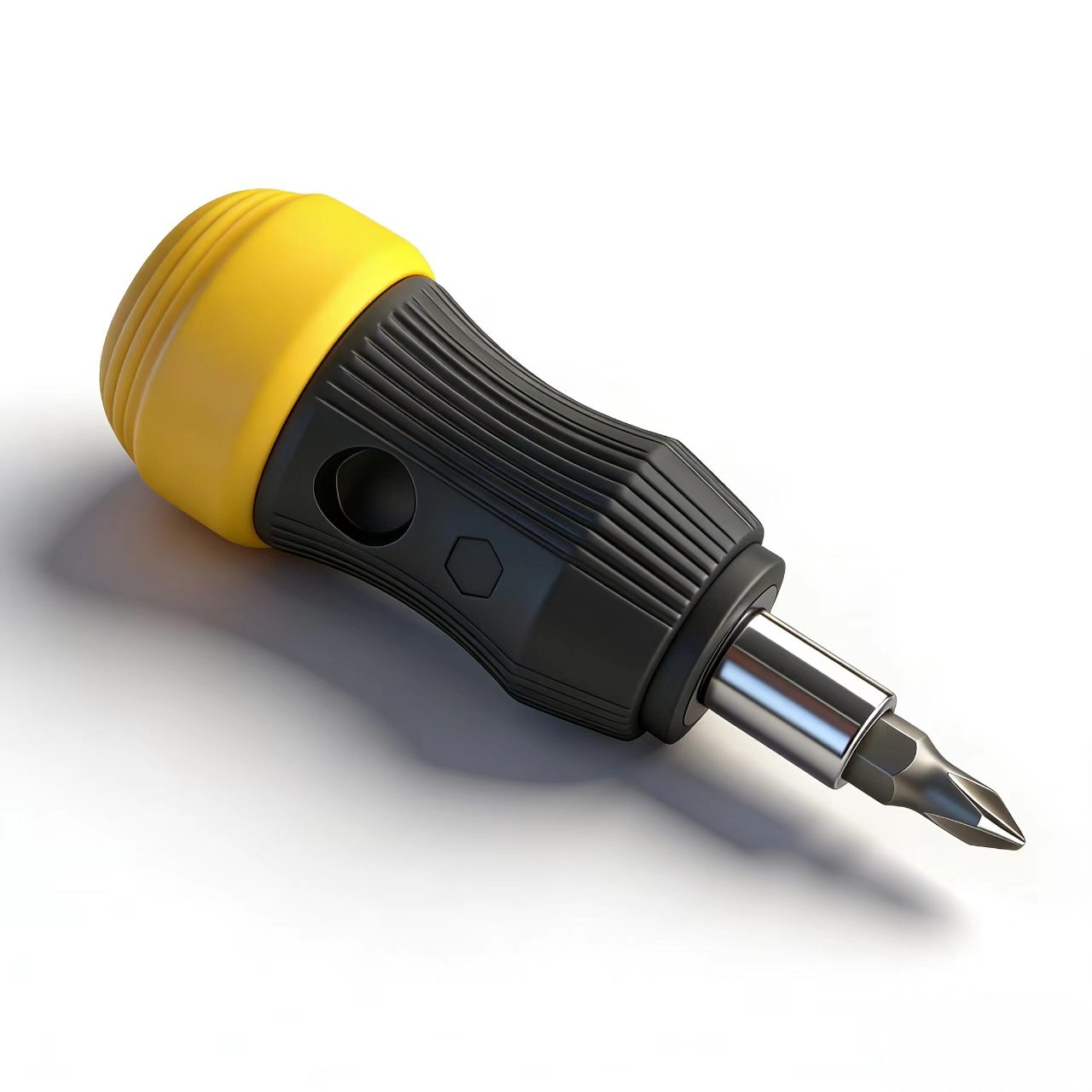 11-in-1 Mini Portable Short Handle Screwdriver Set High Hardness Phillips Slotted TORX Bits Multi-Function Repairing Tools