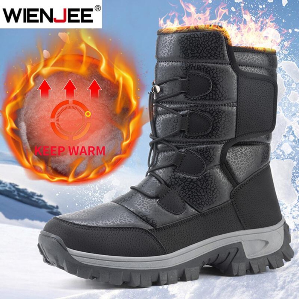 2026 High Quality Warm Snow Boots New Winter Boots Lace-up Comfortable Ankle Boots Outdoor Waterproof Hiking Boots