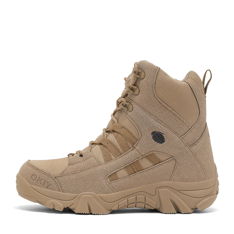 Men Women Boots Breathable Outdoor Shoes Ultrallight Waterproof Hunting Training Desert Boots Anti-Slip