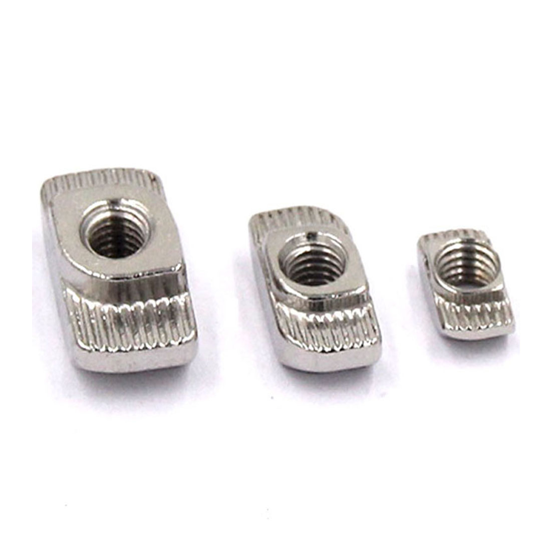 30Pcs T-slot Nuts M3-M8 -Plated / 304 Stainless Steel Fit for 20/30/40 Series European Standard Aluminum Profiles